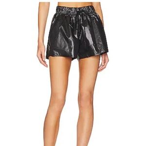 Anine Bing Black Janis Shorts